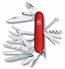 Нож Victorinox SwissChamp, красный, 91 мм, 33 функции, в картонной коробке фото