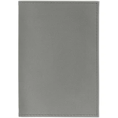 Обложка для паспорта Nubuk, светло-серая фото