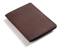 Обложка для паспорта «Нит», коричневая фото