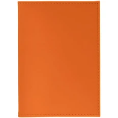 Обложка для паспорта Shall, оранжевая фото