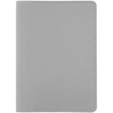 Обложка для паспорта Shall Simple, серая фото