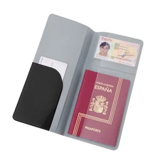 Обложка для тревел-документов Flight, черный фото