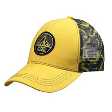 Образец бейсболки Custom Merch, 6 клиньев, желтый / черный фото