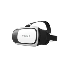 Очки виртуальной реальности с креплением на голове Rombica VR360 v02, черные/ белые фото