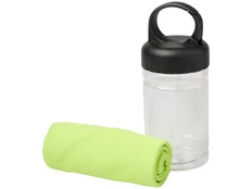 Охлаждающее полотенце Remy в контейнере, салатовое фото