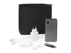 Органайзер для электроники и проводов Amalia, черный фото