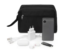 Органайзер для электроники и проводов Carriage, черный фото