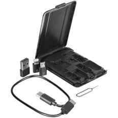 Органайзер с беспроводной зарядкой и набором адаптеров Uniscend Octopod, черный фото