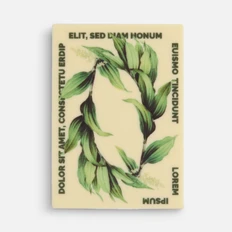 Открытка шоколадная подарочная, коричневая фото