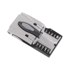 Набор отверток «Ньютон», 12 предметов, серая / черная фото