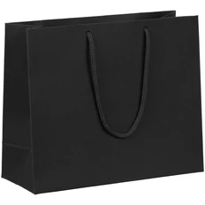 Пакет бумажный Ample Plus S, 250 г/м2, черный фото
