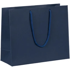 Пакет бумажный Ample Plus S, 250 г/м2, синий фото