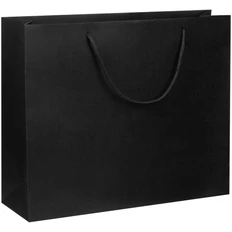 Пакет бумажный Arc L, черный фото