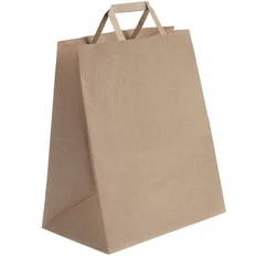 Пакет бумажный Rata, большой, крафт фото