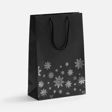 Пакет из бумаги Wintry, черный фото