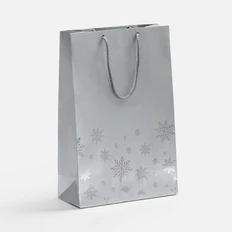 Пакет из бумаги Wintry, серебристый фото