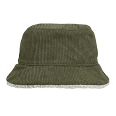 Панама двухсторонняя Sol's Bucket 2 в 1, темно-зеленая / бежевая фото