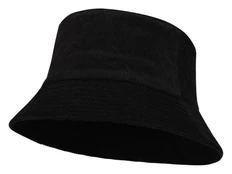 Панама из переработанного вельвета Elevate Howson, черная фото