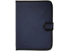 Папка А4 University на липучке с держателем для ручки, карманом для документов и блокнотом с 20 стр, темно-синий фото