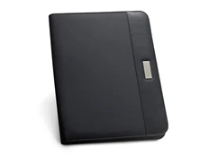 Папка с блокнотом Paszo A4, черная фото