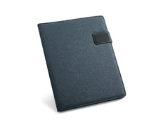 Папка с блокнотом Riordan A4, синяя фото