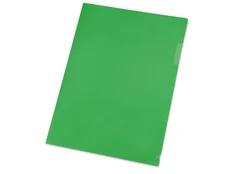 Папка-уголок А4 для документов матовая, зеленая фото