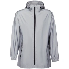 Парка из светоотражающей ткани Molti Manifest, серая фото