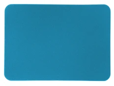 Патч «Прямоугольный», нубук, голубой фото