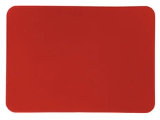 Патч «Прямоугольный», нубук, красный фото