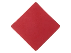 Патч «Ромб», нубук, красный фото