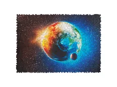 Пазл деревянный Earth, разноцветный фото