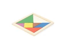 Пазл из натурального дерева Leis, разноцветный фото