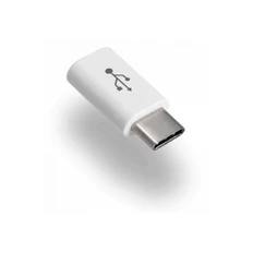 Переходник micro USB - Type C, Partner, белый фото