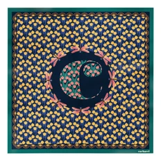 Платок Albane, зеленый фото