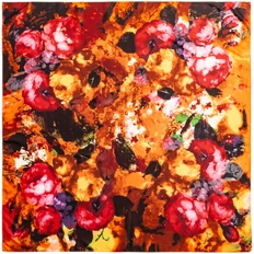 Платок Fleur, красный фото