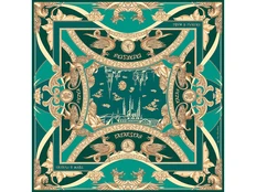 Платок «Казань Драгоценная», зеленый фото