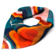 Платок односторонний «Вист», 70х70, разноцветный фото