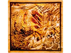 Платок Jean-Louis Scherrer Safari, оранжевый фото