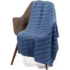 Плед акриловый Teplo Locus Solus, синий / голубой фото