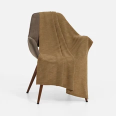 Плед акриловый Teplo Locus Solus, светло-коричневый фото