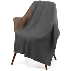 Плед акриловый Very Marque Ornato, кварцевый меланж фото