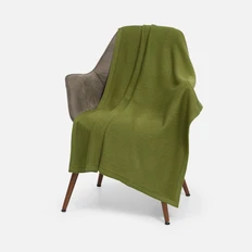 Плед акриловый Very Marque Ornato, зеленый фото