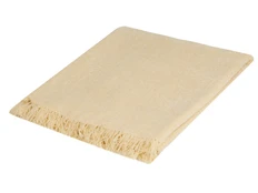 Плед акриловый Chenille, бежевый фото