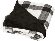 Плед Buffalo, клетчатый, чёрный фото