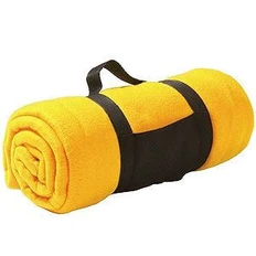 Плед Color, ярко-желтый фото