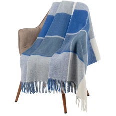 Плед Edinburgh, голубой фото