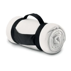 Плед флисовый, 180 гр/м2, белый фото