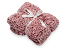 Плед флисовый Ally, бордовый фото