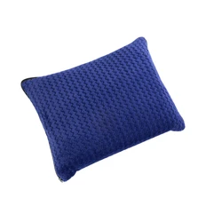 Плед флисовый «Волна», темно-синий фото