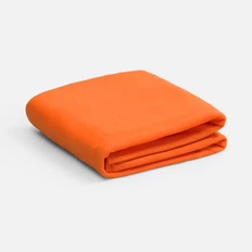 Плед флисовый Warm&Peace, оранжевый фото